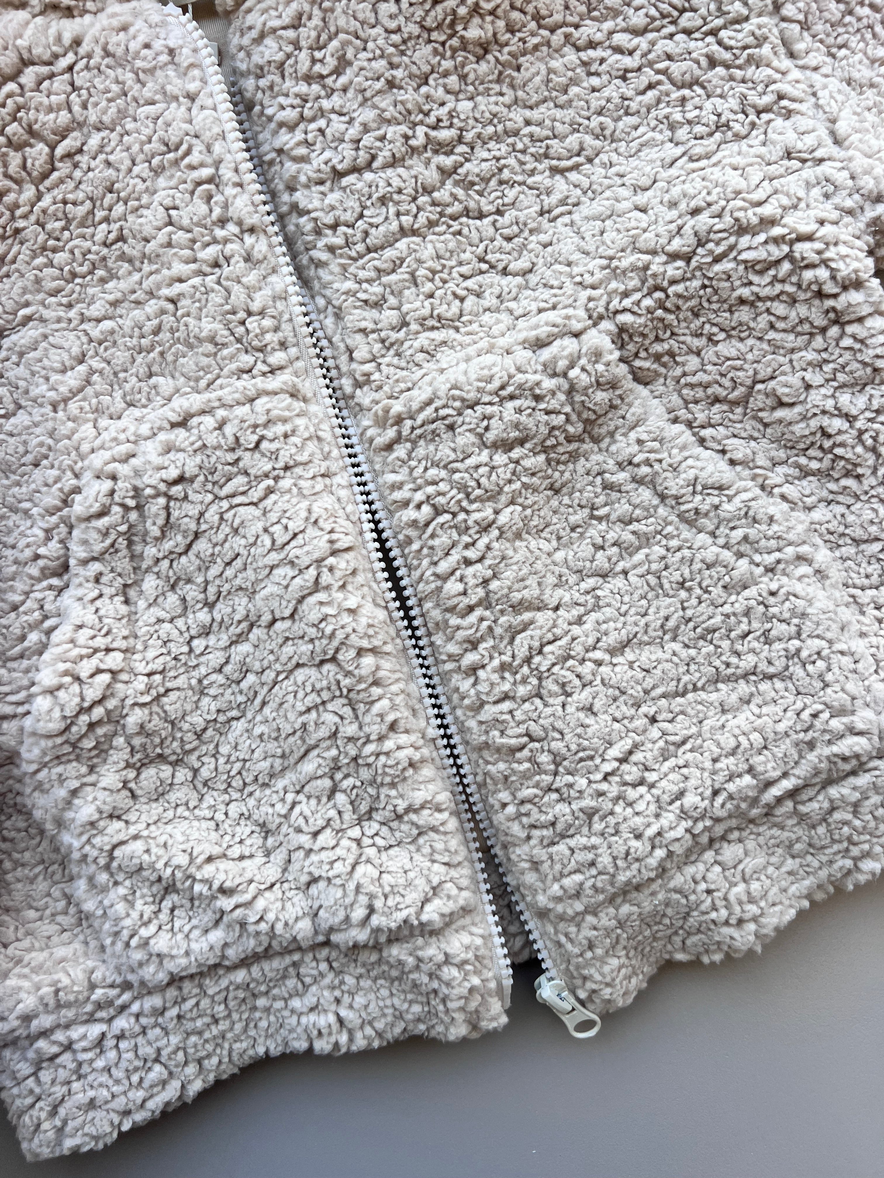 Beige Thick Wool Jacket
