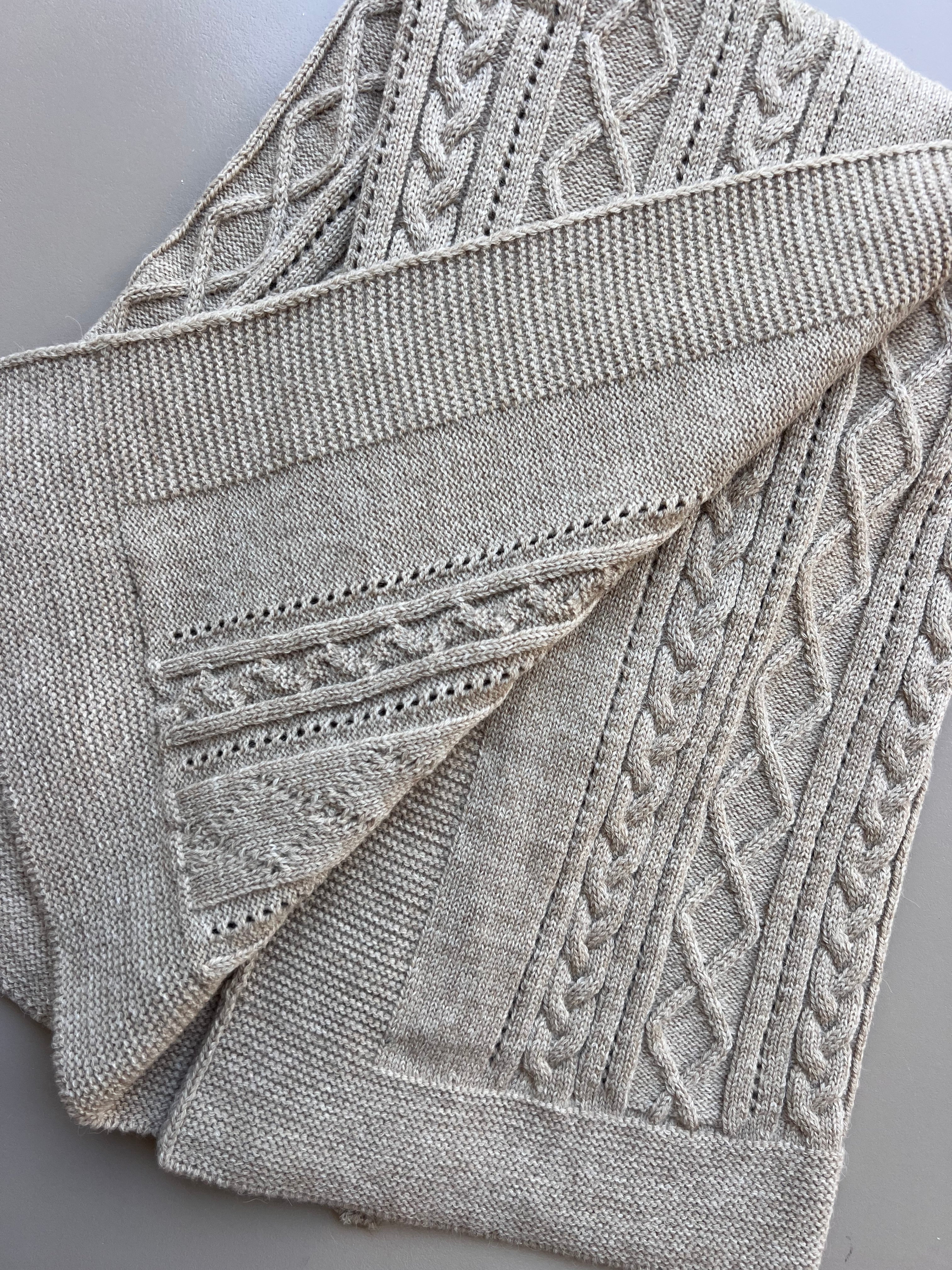 Brown Natural Wool Blanket