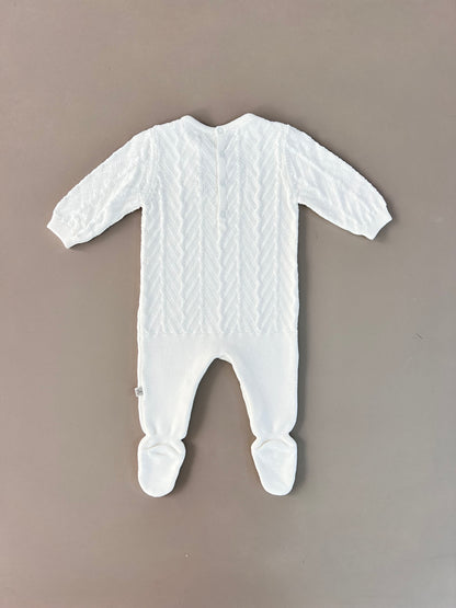 EAC Organic Cotton Knitted footed Overall