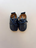 Navy Blue Genuine Leather Baby Shoes