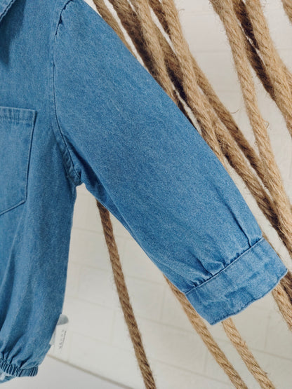 Blue Jeans Romper