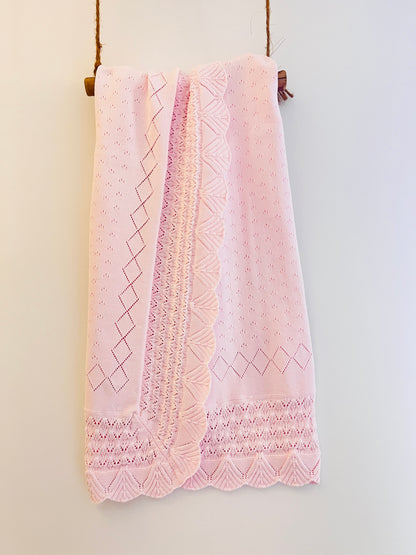 Pink Thick Cotton Blanket