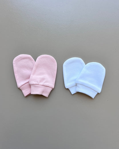 GOTS™ Certified Organic Cotton Mittens 2 Pcs Pack
