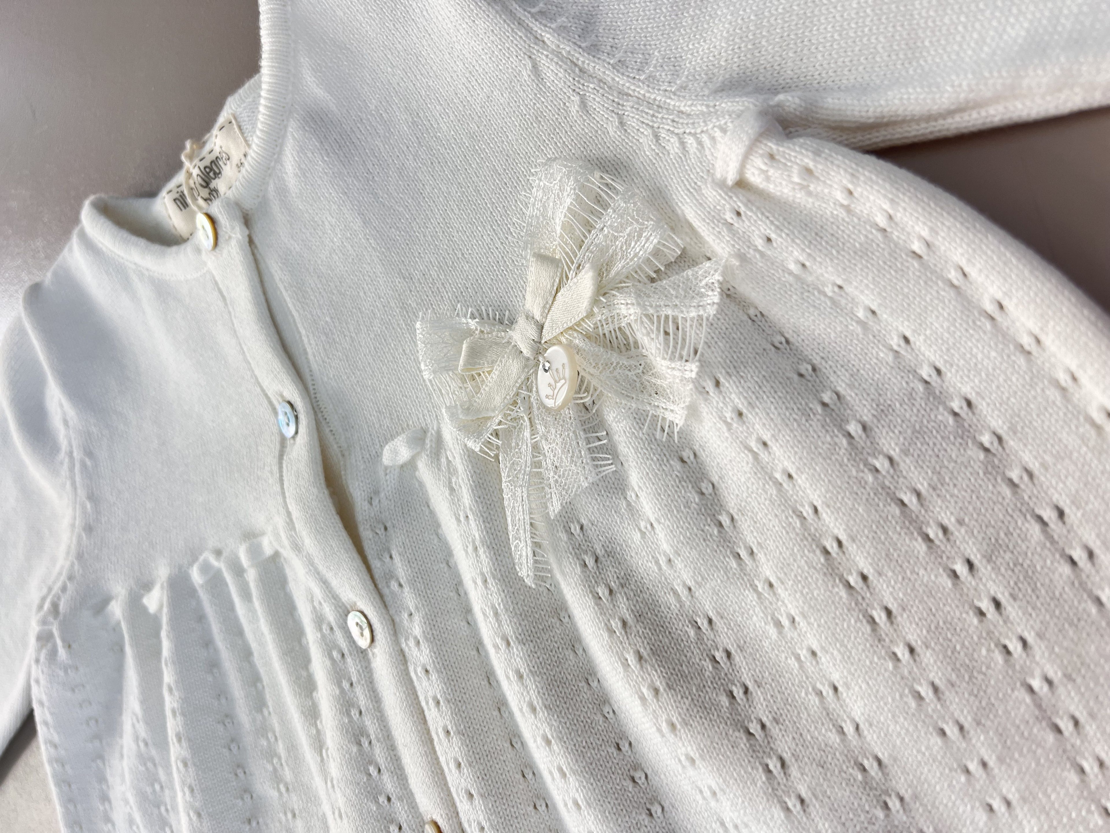 EAC Organic Cotton Knitted Salopettes With Jacket and Hat