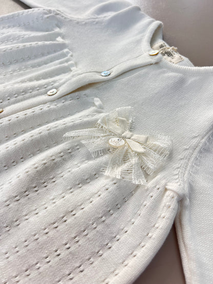 EAC Organic Cotton Knitted Salopettes With Jacket and Hat