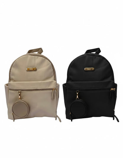 Backpack Leather Diaper Bag