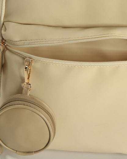 Backpack Leather Diaper Bag