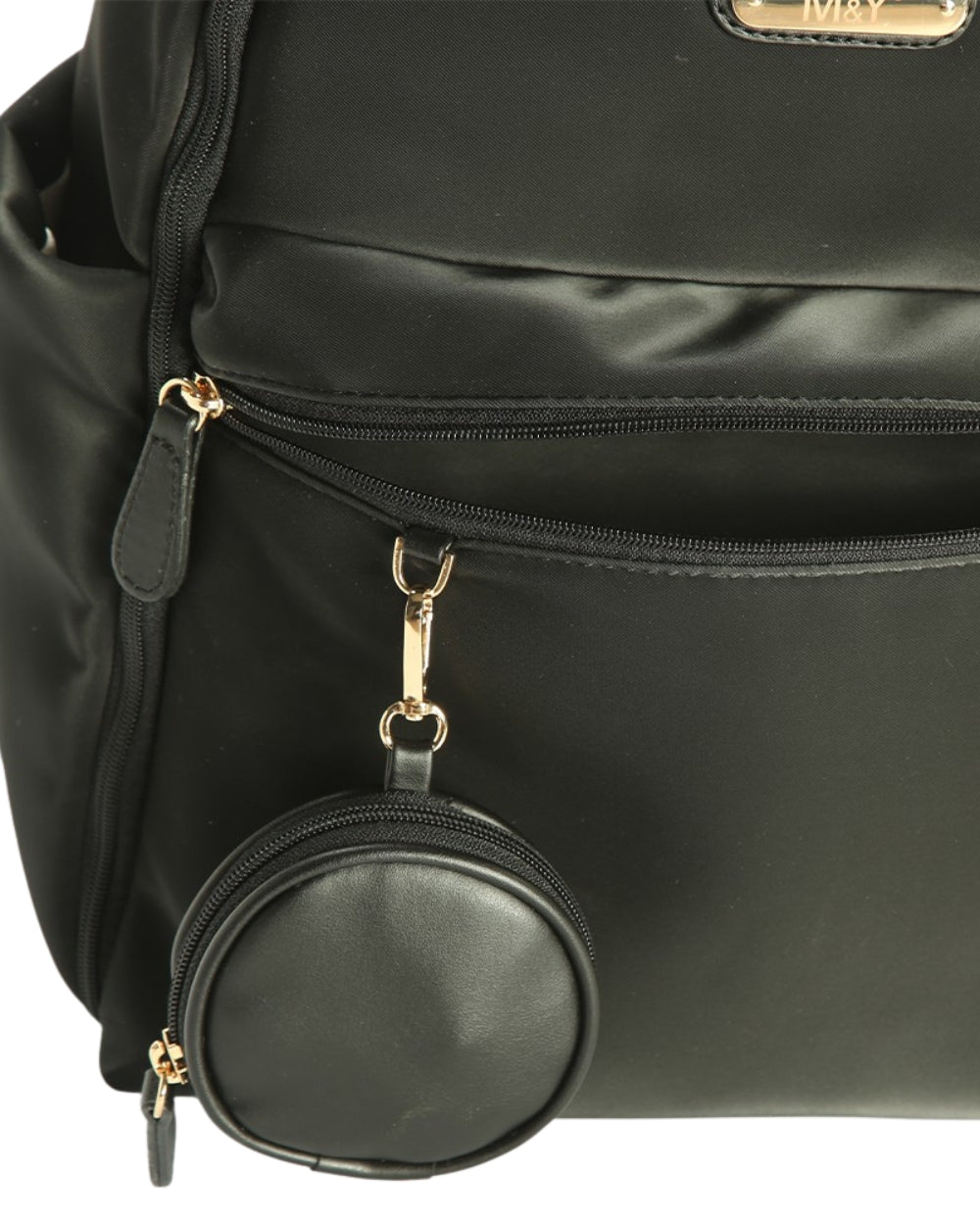 Backpack Leather Diaper Bag