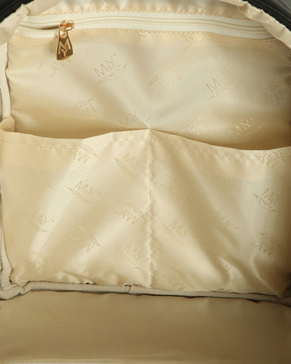 Backpack Leather Diaper Bag