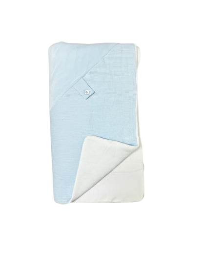 Blue Organic Cotton Long Sleeve Hospital Set 9 Pcs