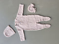 Wool Footed Overall 3 Pcs Set