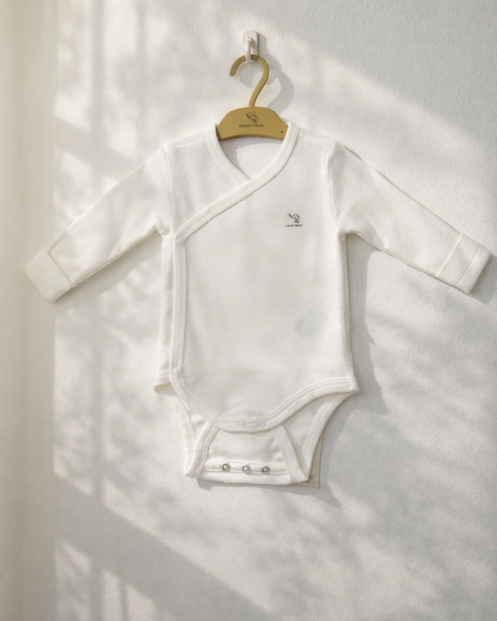 Nœud Blanc™ Organic Cotton Double Breasted & Double Size Long Sleeves Body