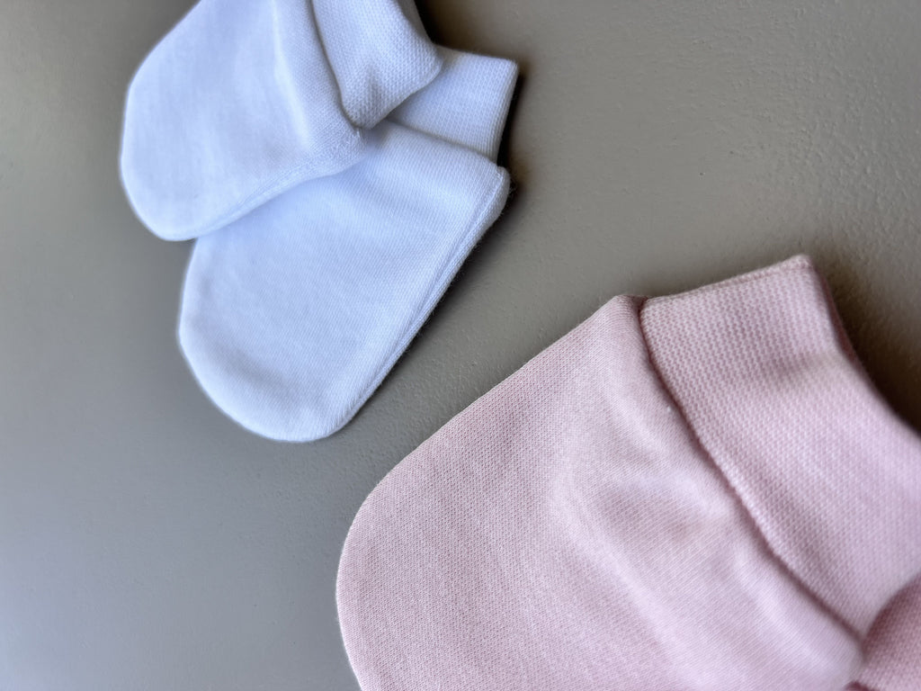 GOTS™ Certified Organic Cotton Mittens 2 Pcs Pack