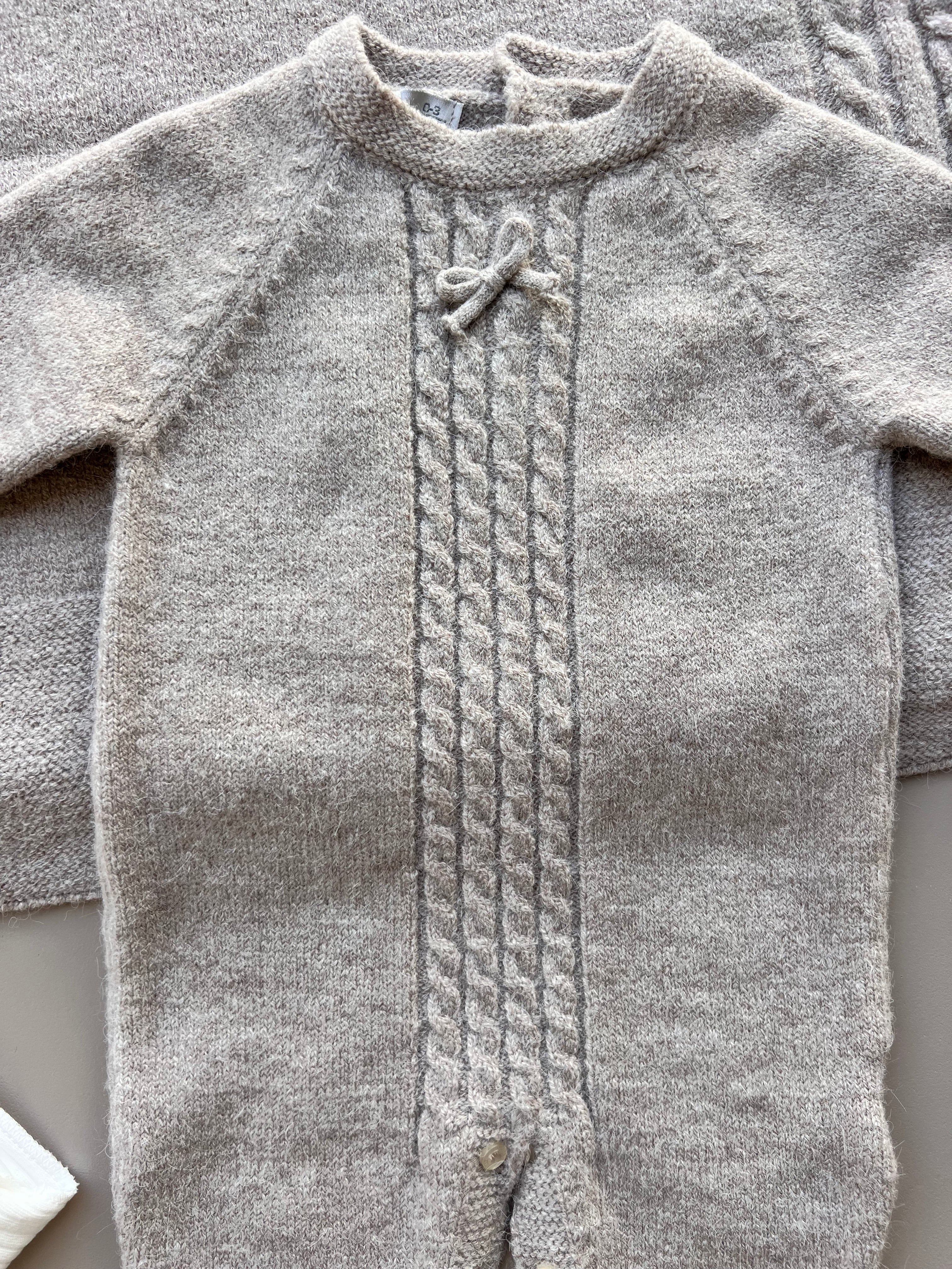 Brown Wool Polo Hospital Set 7 Pcs