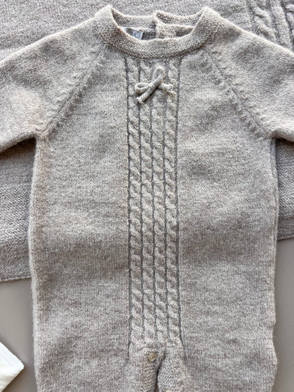 Brown Wool Polo Hospital Set 7 Pcs