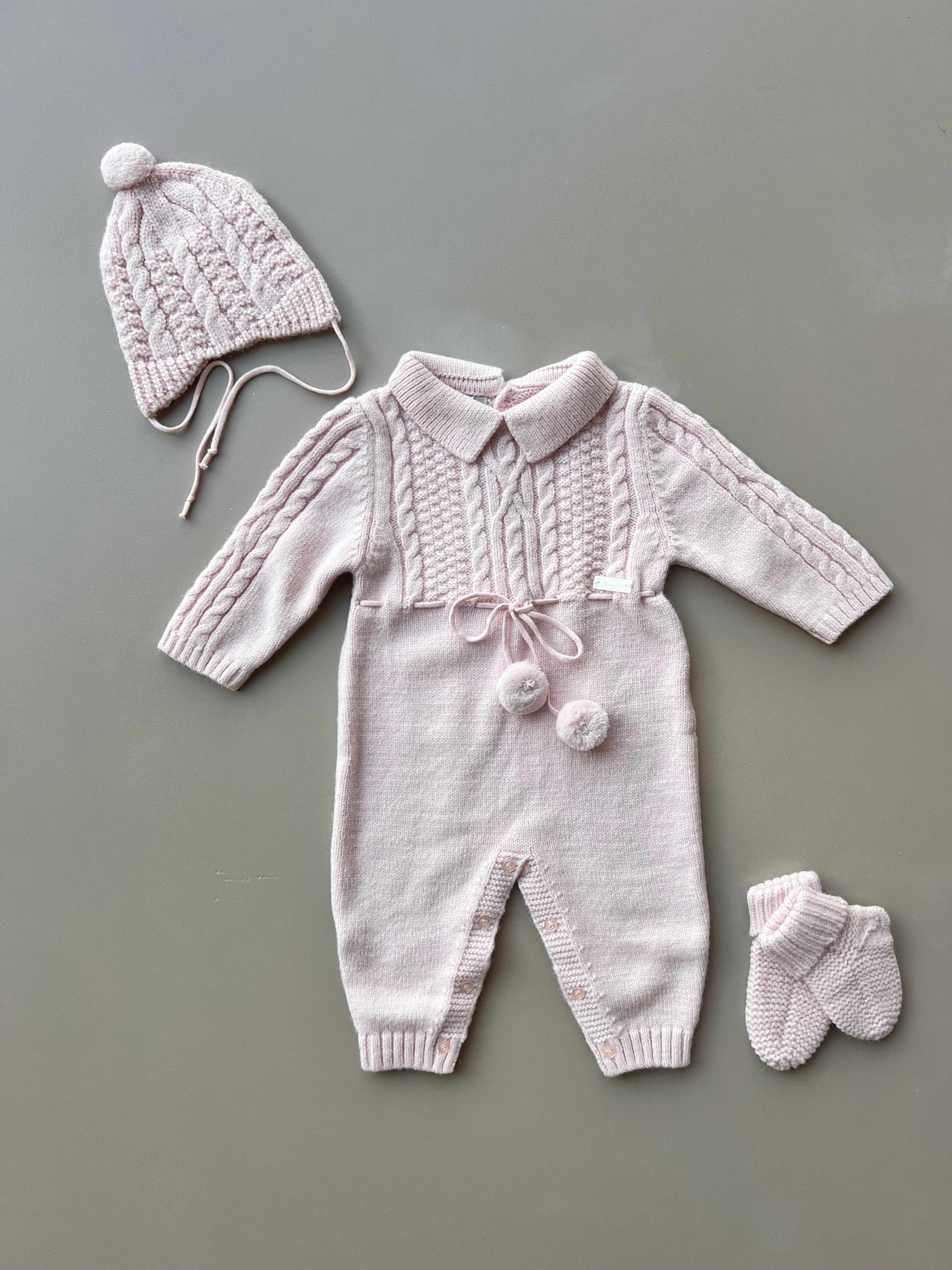 Wool Polo Overall 3 Pcs Set