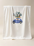 Nœud Blanc™ Organic Cotton Fox Car Blanket