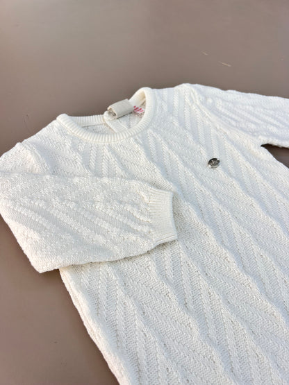 EAC Organic Cotton Knitted footed Overall