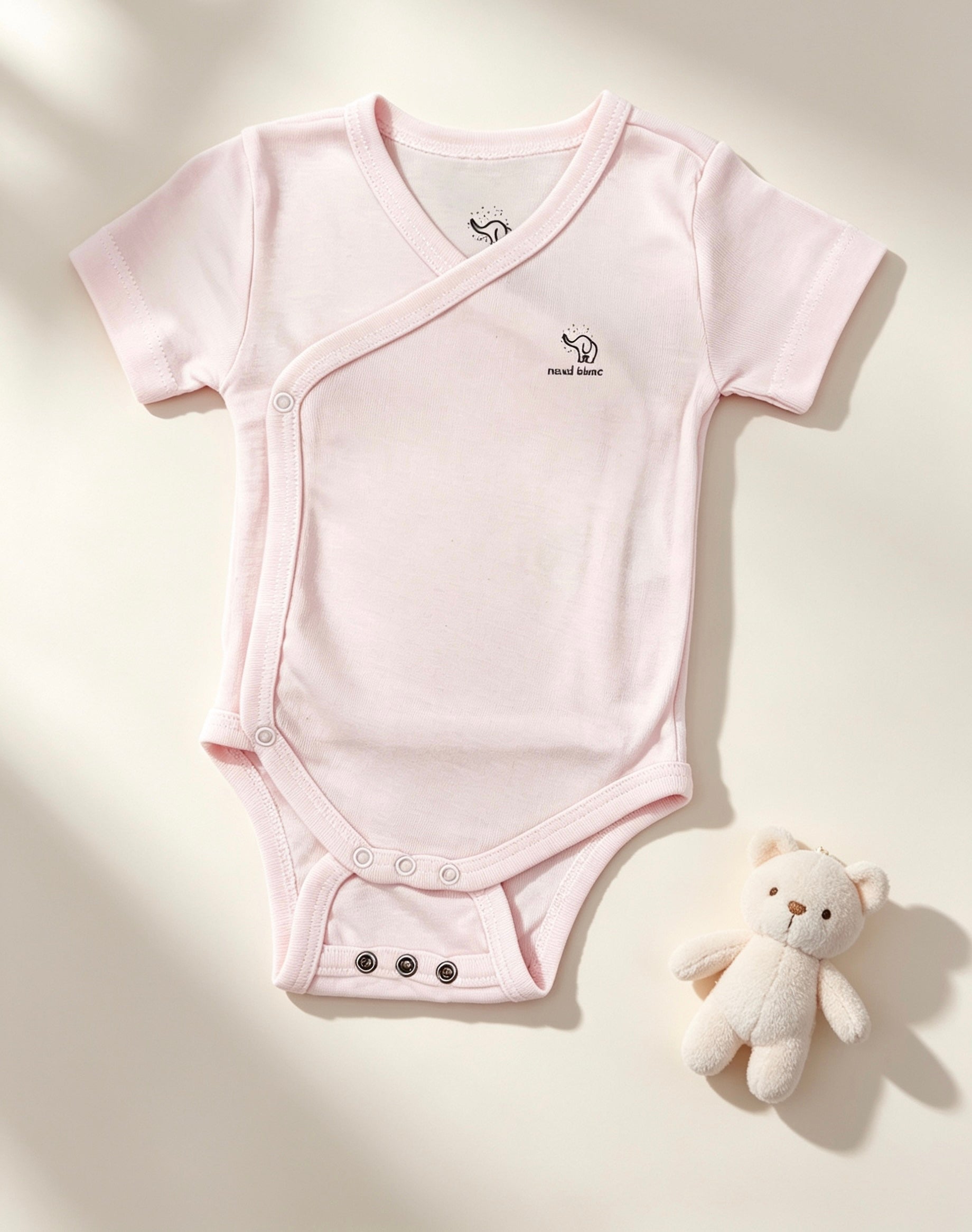 Nœud Blanc™ Organic Cotton Double Breasted & Double Size Short Sleeves Body