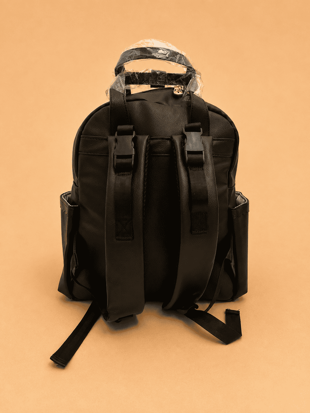 Lujain Leather Backpack Diapers Bag