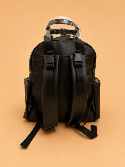 Lujain Leather Backpack Diapers Bag