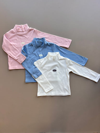 High Neck Basic Sweatshirt