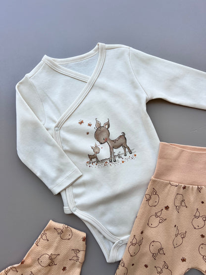 Bambi GOTS™ Certified Organic Cotton 3 Pcs Set