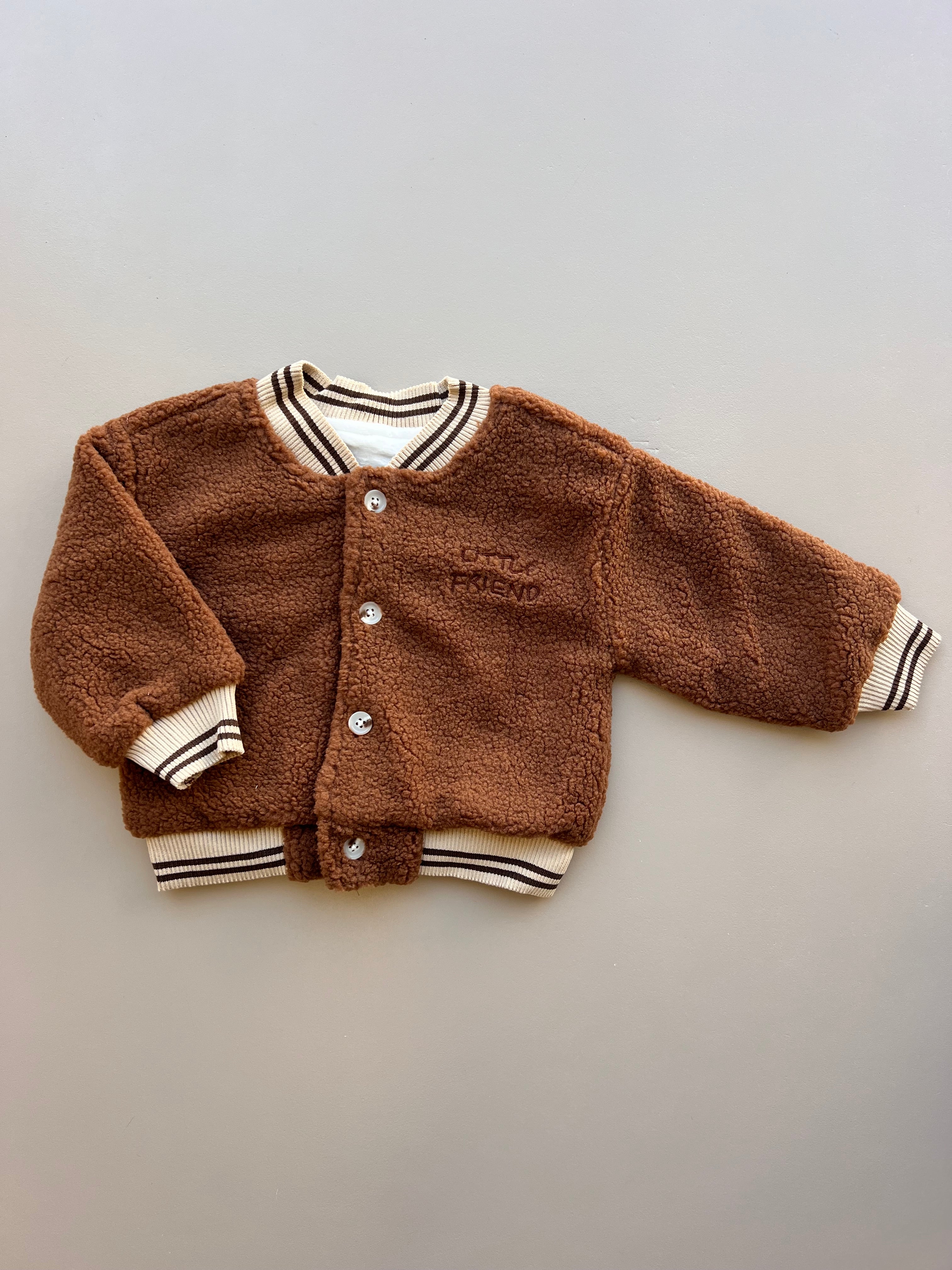 Brown Teddy Fur Winter Jacket