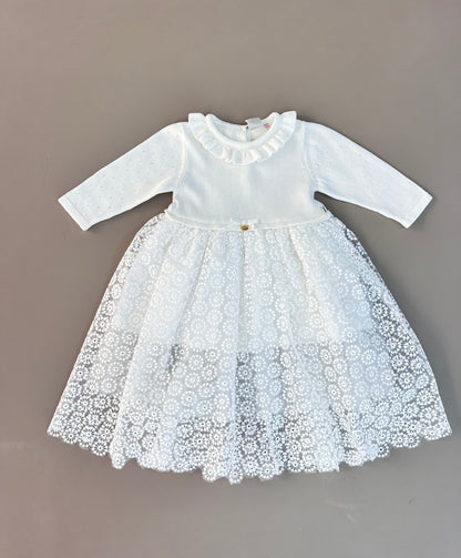 Bridal Dentelle Maxi White Dress