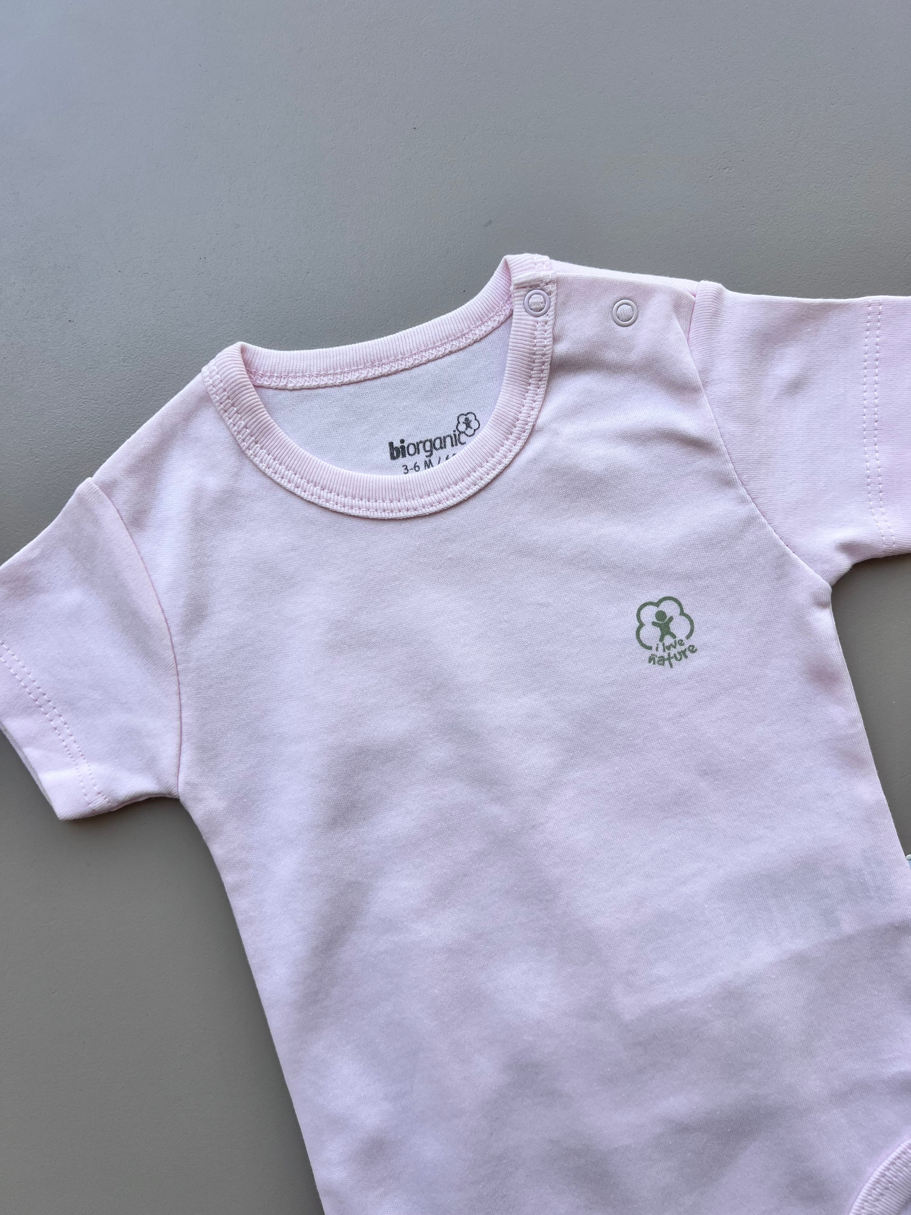 Pink Short Sleeves Body