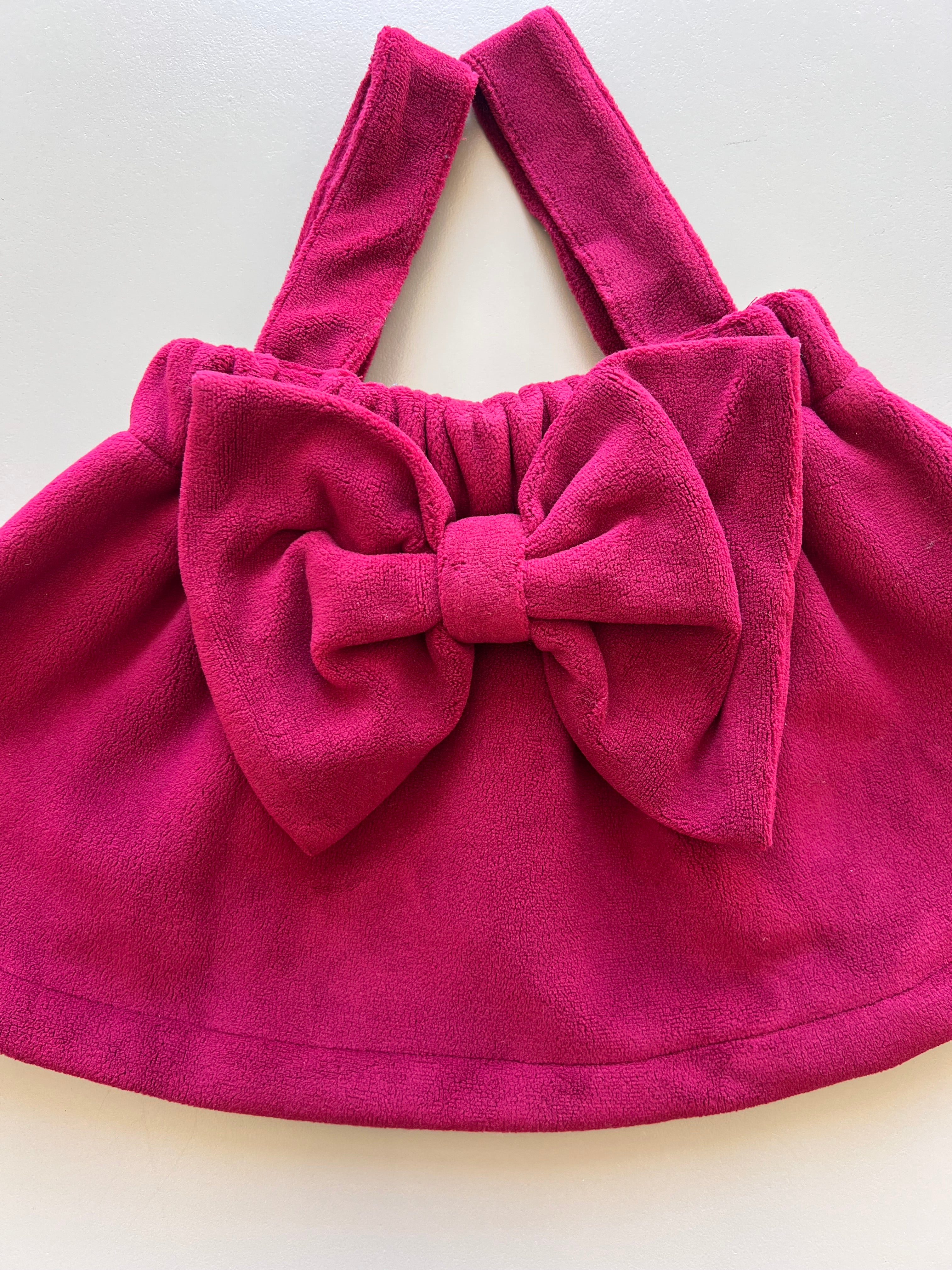 Burgundy Velvet Salopettes