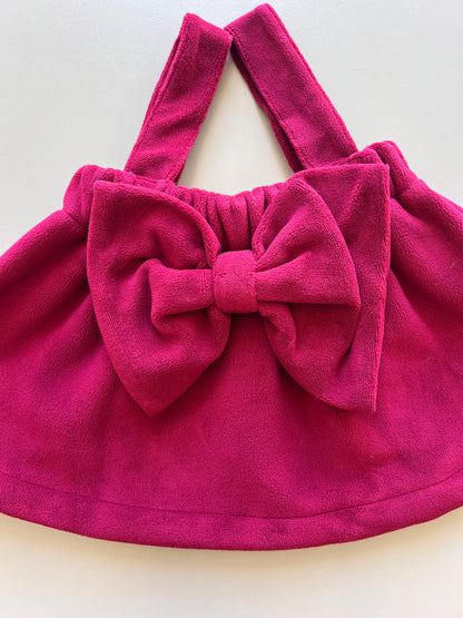Burgundy Velvet Salopettes