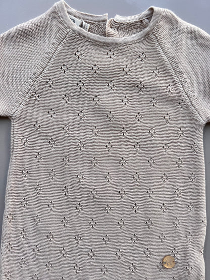 Cotton Footed Overall With Hat