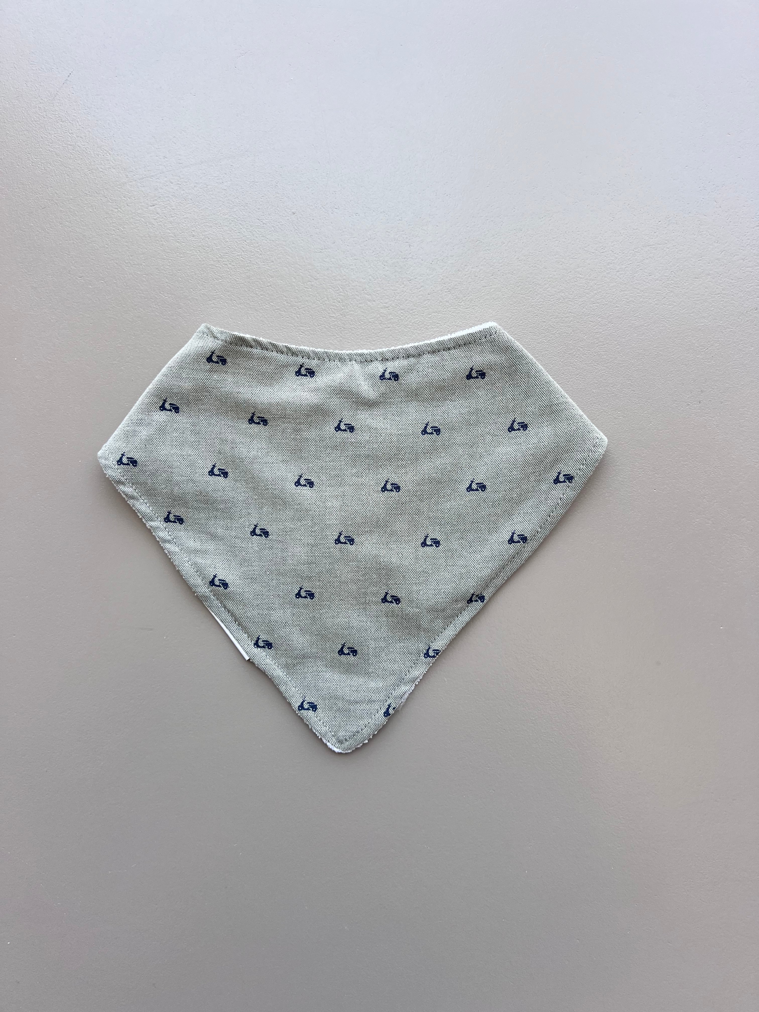 Olive Cotton Bib 1 Piece