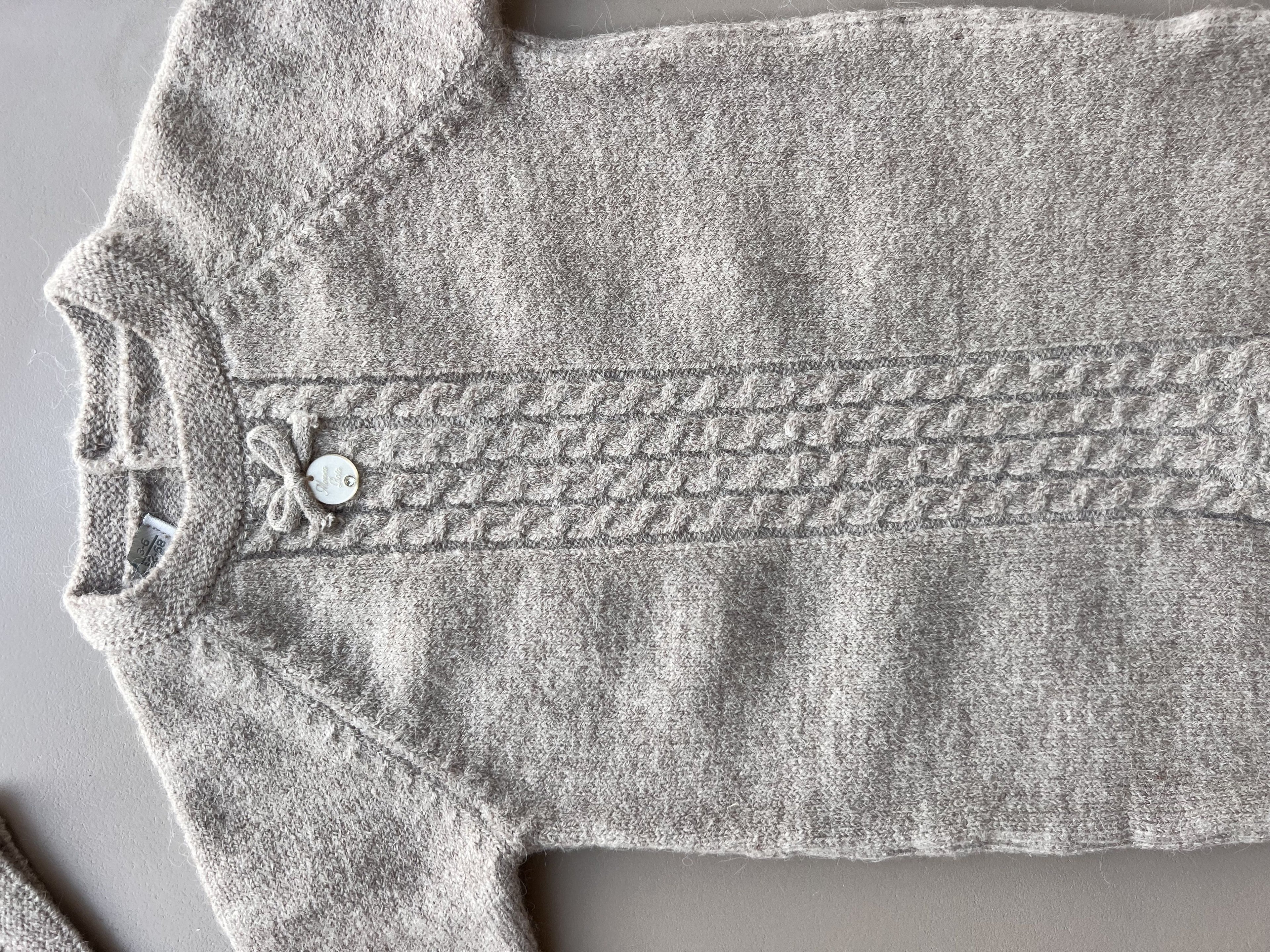 Wool Footed Overall 3 Pcs Set