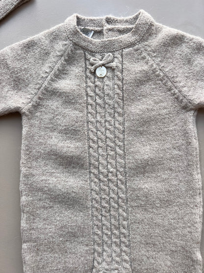 Wool Footed Overall 3 Pcs Set