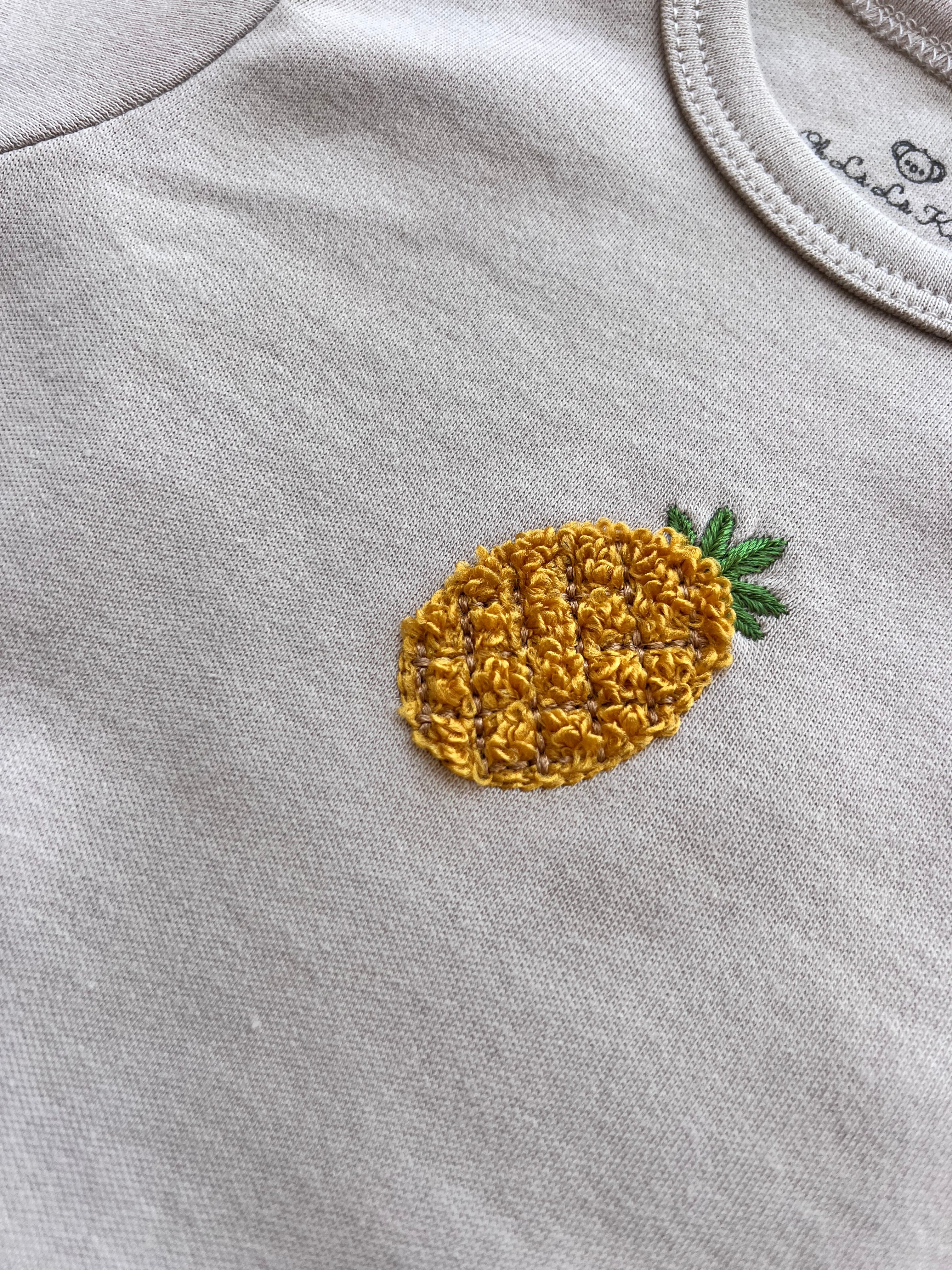 Green/beige/white Avocado Pack 3p Short Sleeves Bodies