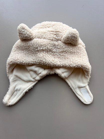 Beige Dog Hat Fur Inside