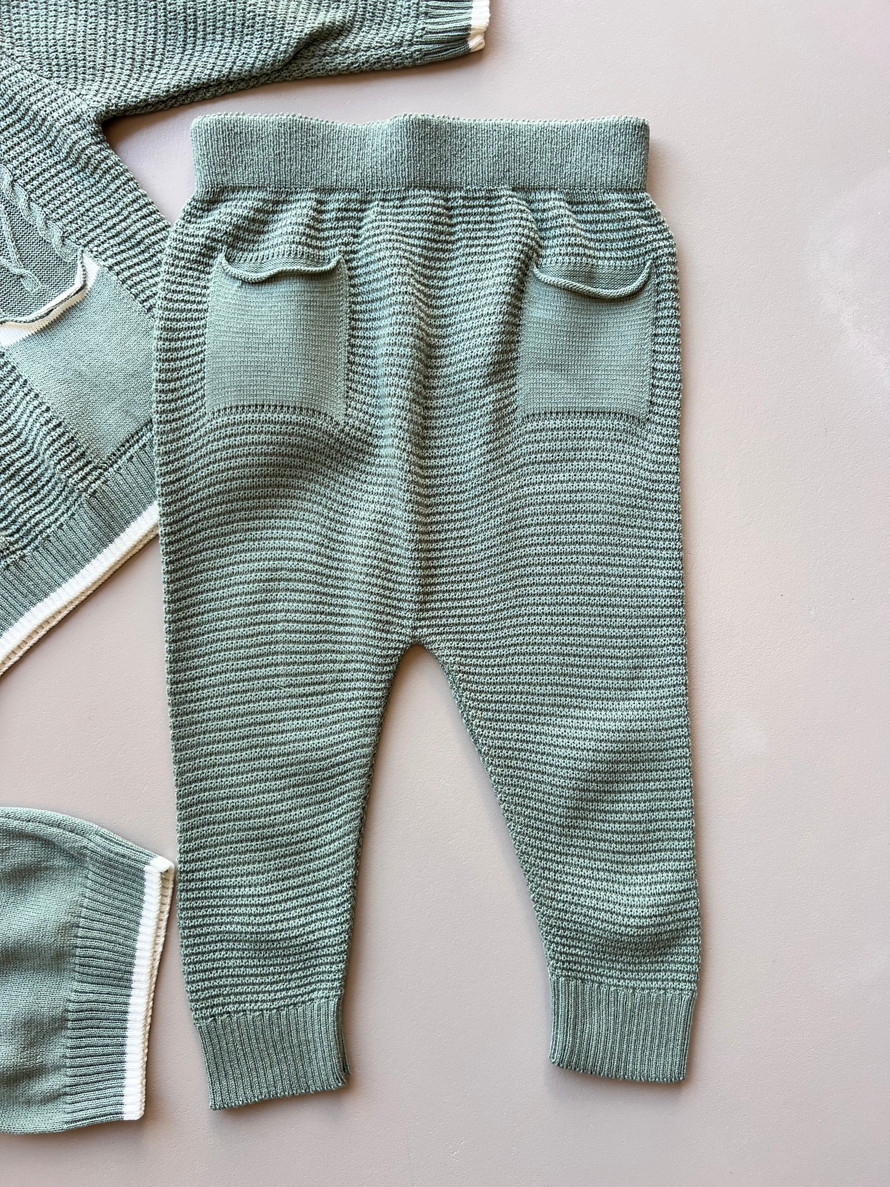 Green 100% Cotton 3 Pcs Set