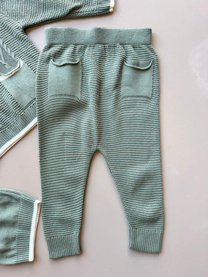 Green 100% Cotton 3 Pcs Set