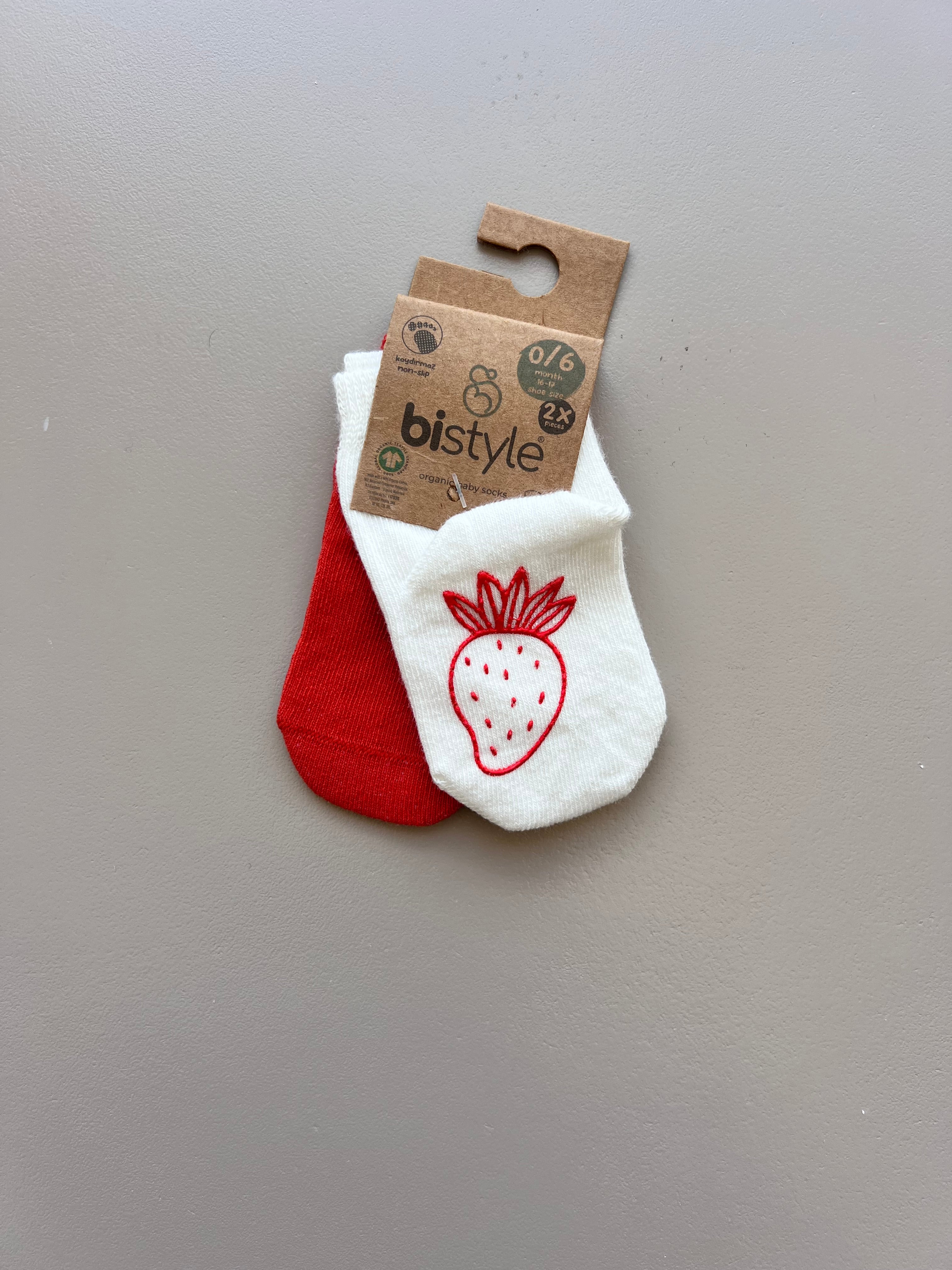 Anti-Slip Fruit Socks 2 Pcs Pack