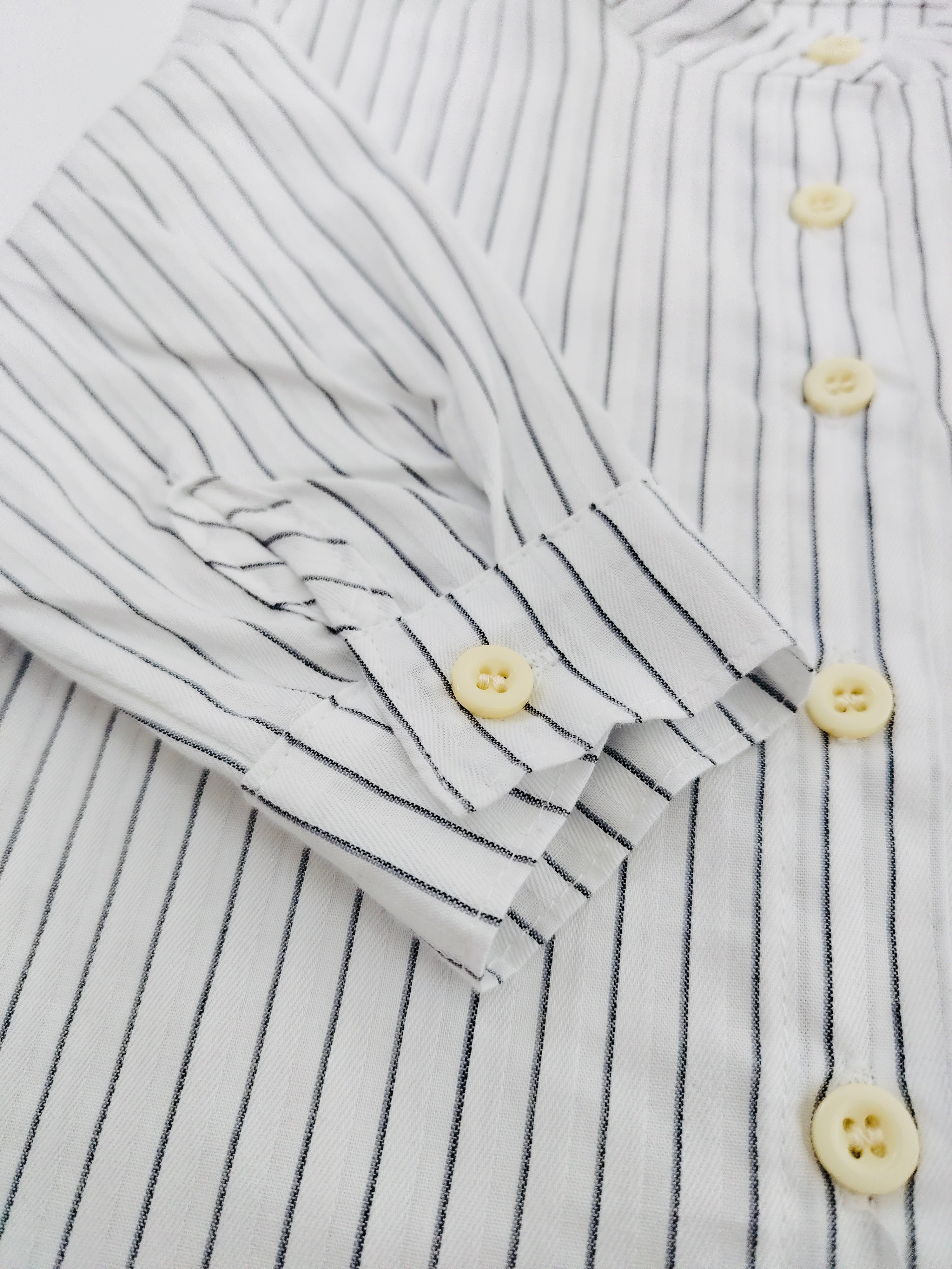 Stripped Overall Shirt