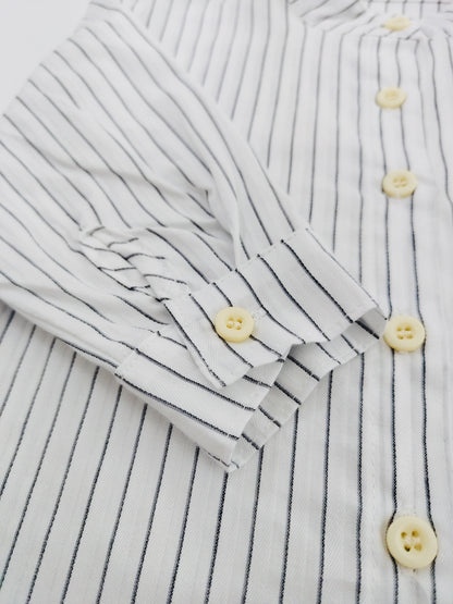 Stripped Overall Shirt