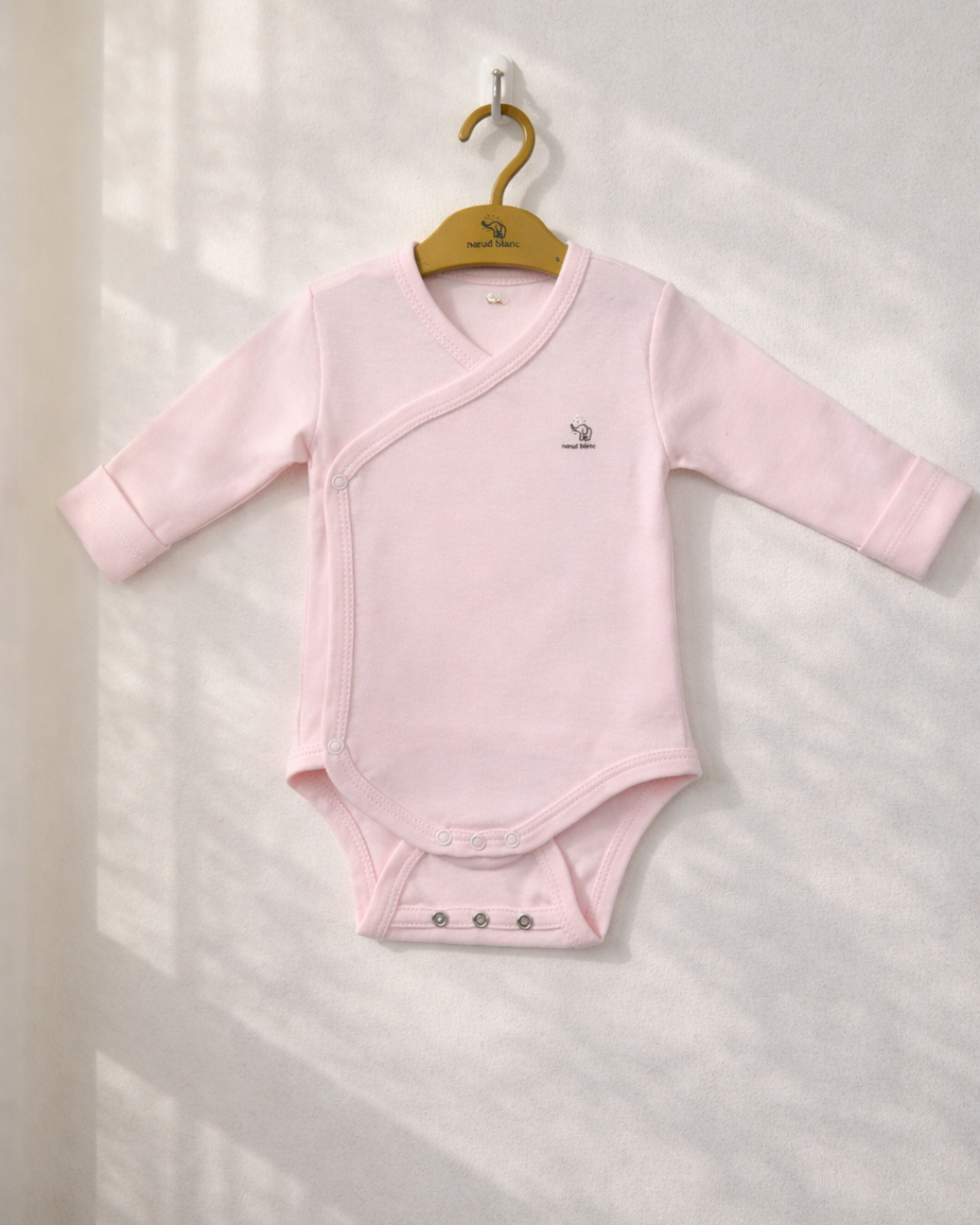 Nœud Blanc™ Organic Cotton Double Breasted & Double Size Long Sleeves Body