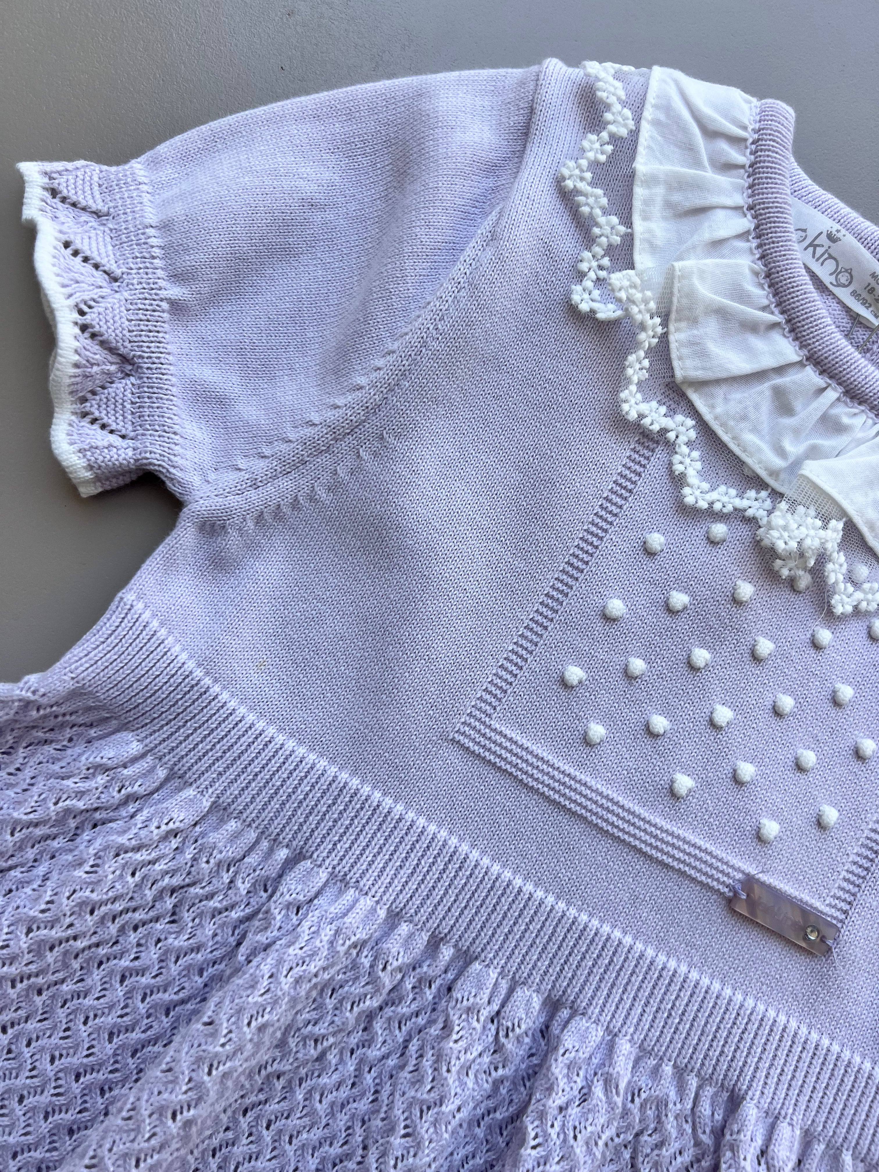 Lila Organic Cotton Dress 2 Pieces With Head Band