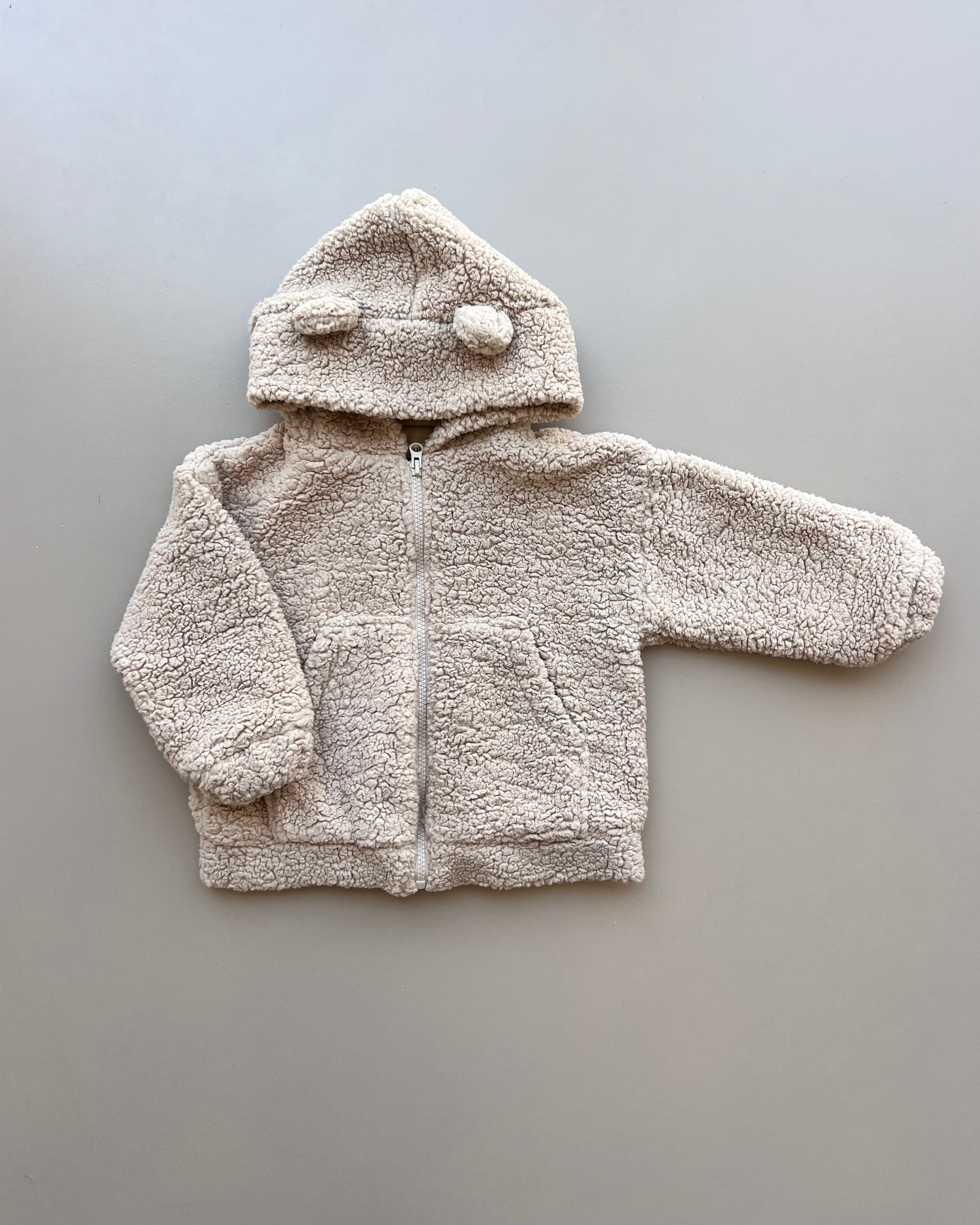 Beige Thick Wool Jacket