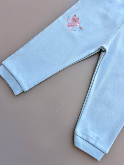 Blue Organic Cotton Pant