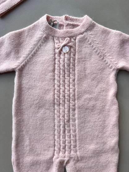 Wool Footed Overall 3 Pcs Set