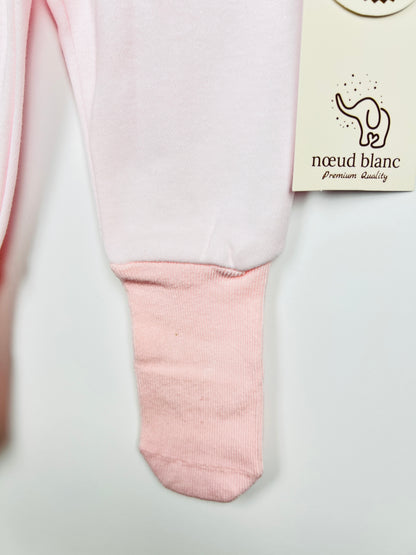 Nœud Blanc™ Organic Cotton High Waist Footed Pants