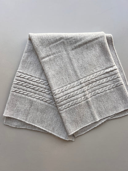 Natural Wool Twine Blanket